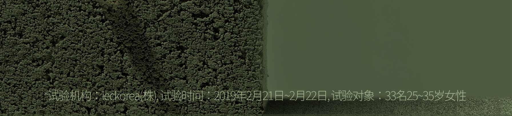 *试验机构：ieckorea(株), 试验时间：2019年2月21日~2月22日, 试验对象：33名25~35岁女性